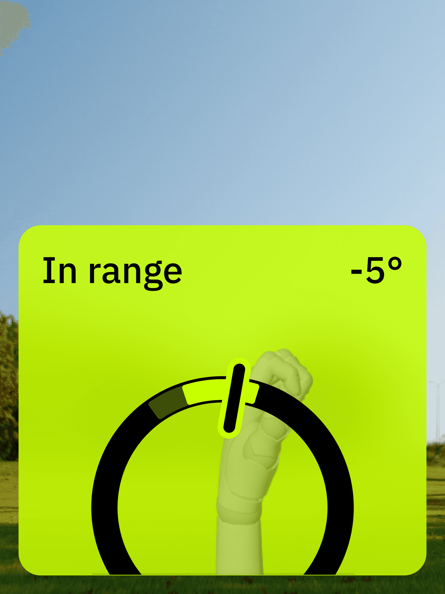 Target ranges adapt to your swing, HackMotion is built to work for every golfer.