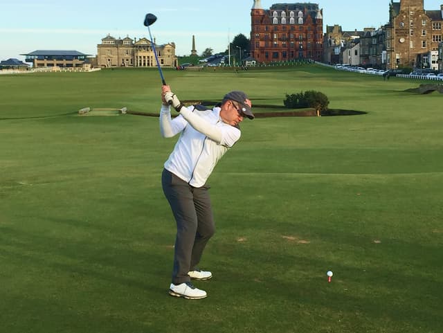 “Inside takeaway and wrist cupping at the top have been a constant challenge for me since I started golf 30 years ago”