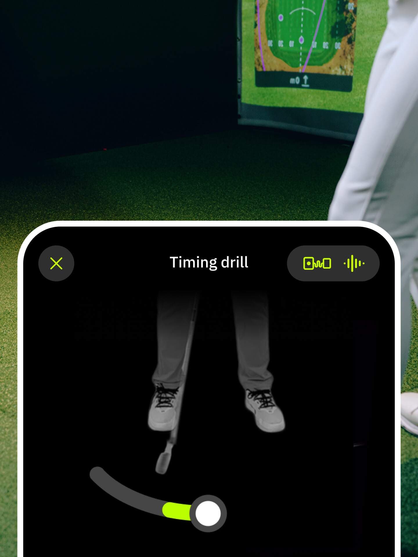 The app uses your motion data to give clear instructions on how to perform drills correctly.