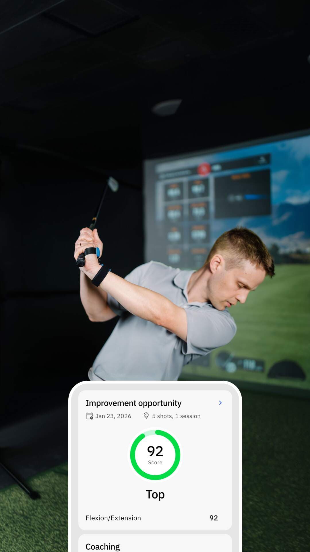 Mike’s swing. Mike’s focus.
